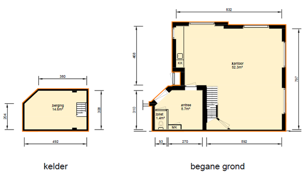 Floorplan - Prins Clausstraat 38, 3433 EP Nieuwegein